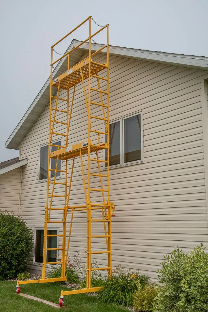 TELE-TOWER® ADJUSTABLE WORK PLATFORM MODEL 1101 11 FT 1000 LBS 6'X19" DECK SIZE