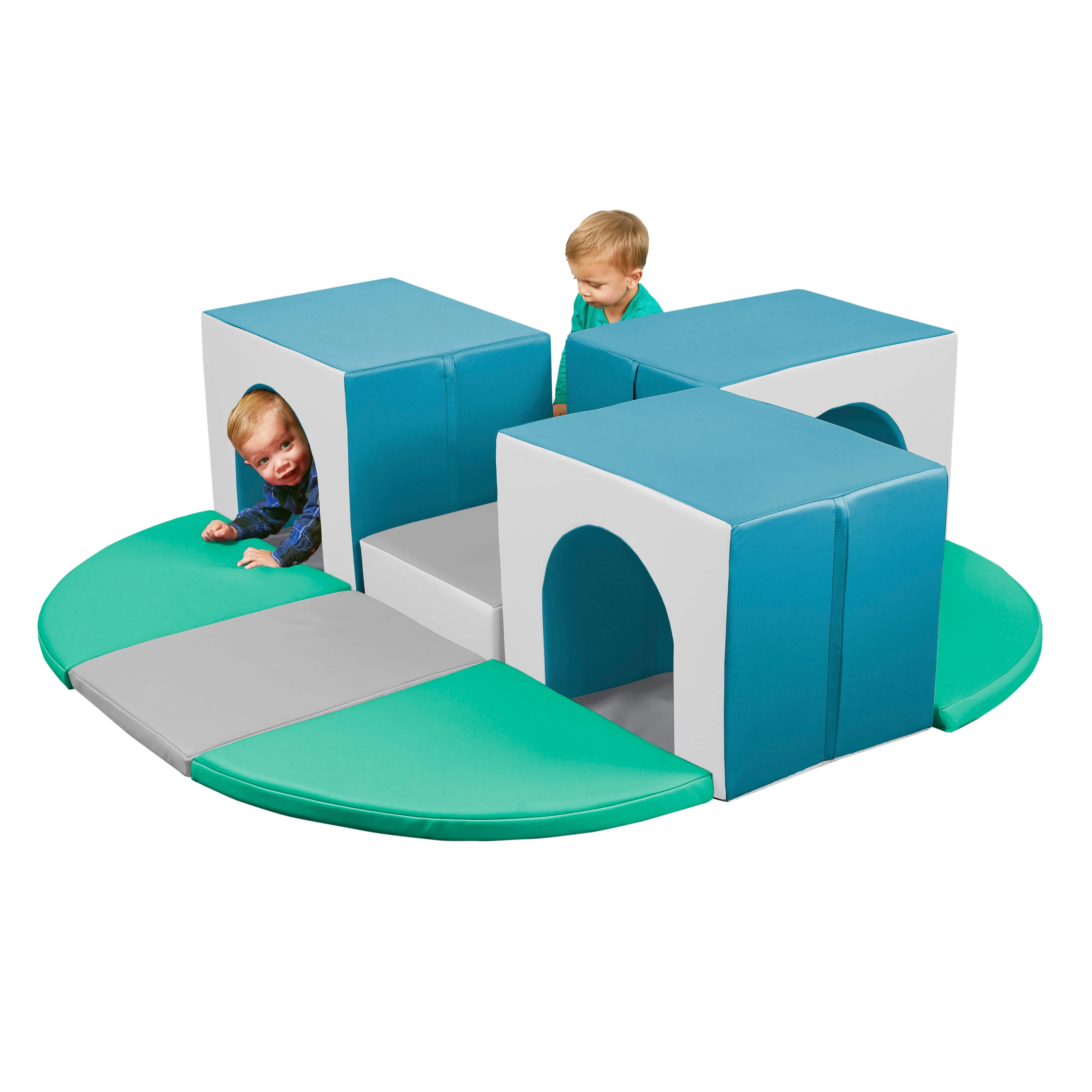 Triple Tunnel Maze, Toddler Playset, 9-Piece