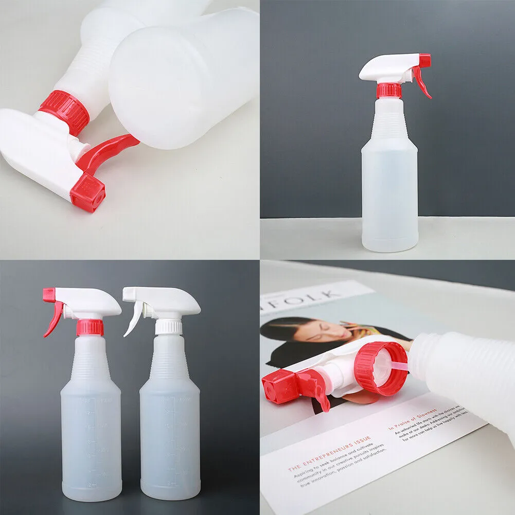 US 8-16Pc 16Oz Refillable Spray Bottles Perfect for Cleaning Solutions, Hair