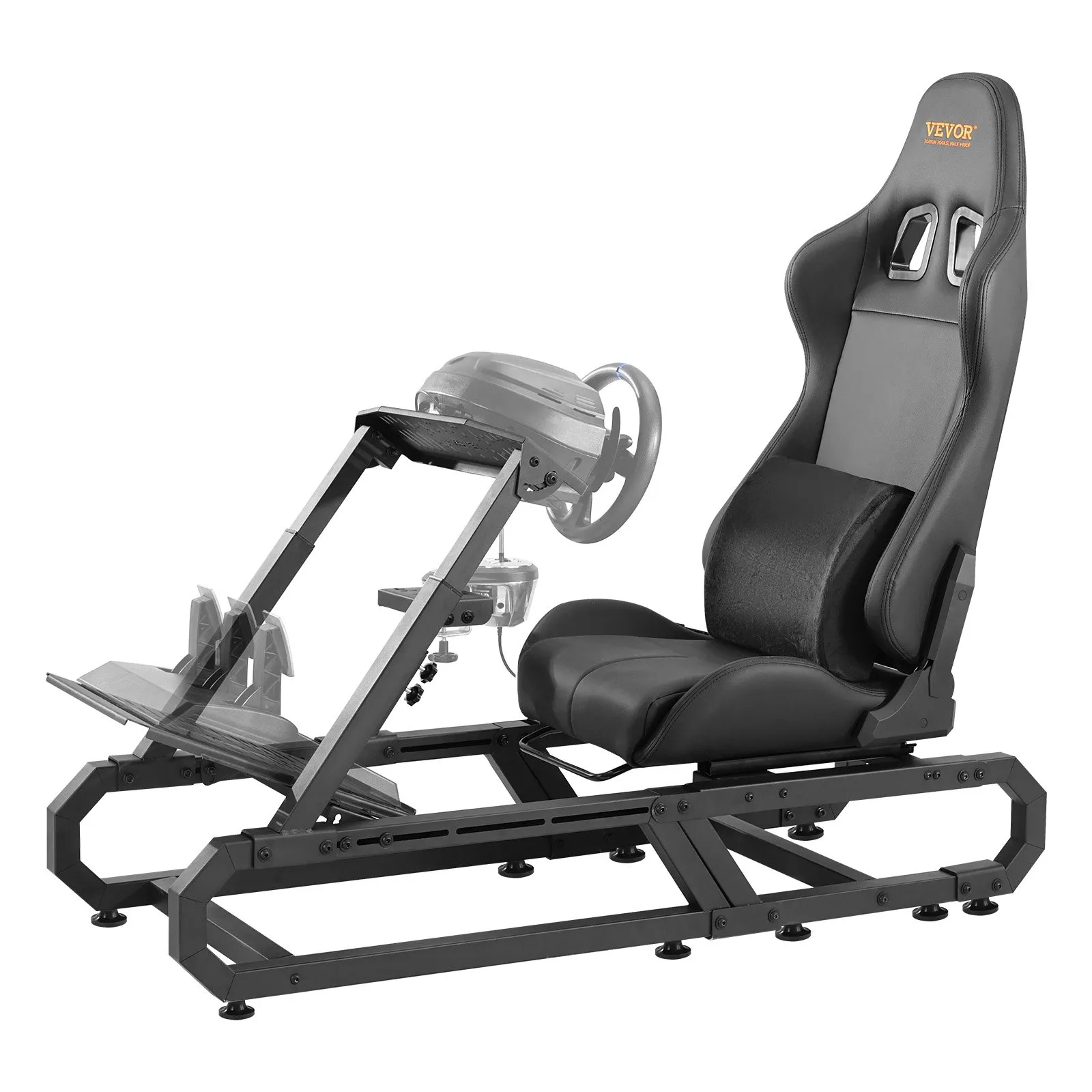 VEVOR Heavy Duty Racing Wheel Stand for Logitech G923/G920/G29 Max330LBS Compact