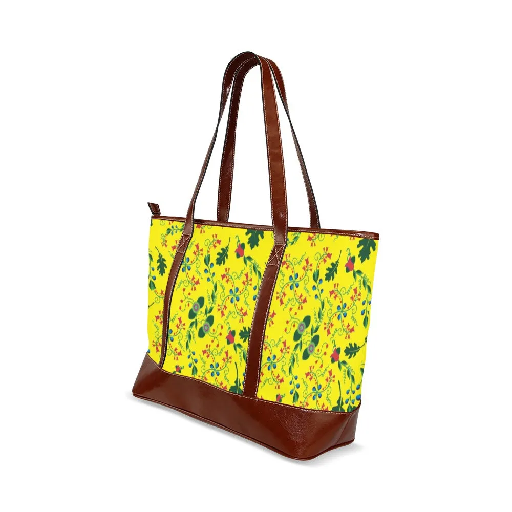 Vine Life Lemon Tote Handbag