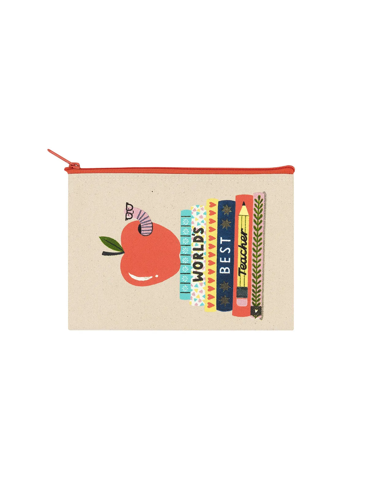 World's Best Teacher pouch