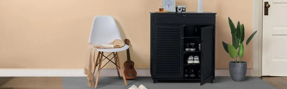 Yaheetech Storage Cabinet with Drawer