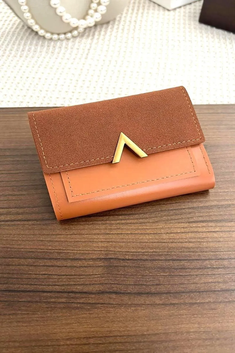 Zenana Wallet Compact Trifold Flap Small