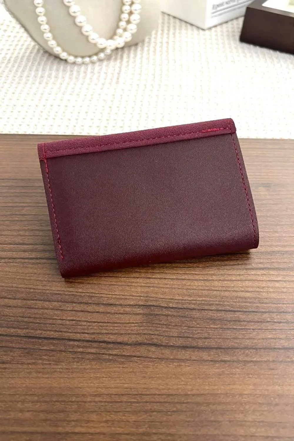 Zenana Wallet Compact Trifold Flap Small